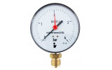 Manometer (tlakomer) d100mm 0-4 BAR SPODNÉ vývod 1/2" - voda, vzduch